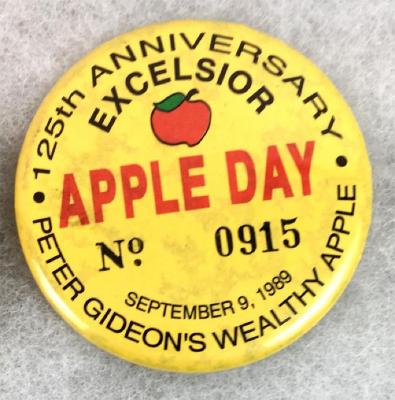 Excelsior Apple Days Button, 1989
