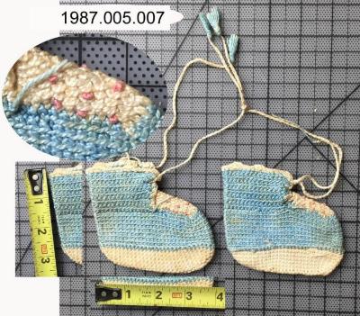 Crocheted Baby Booties 