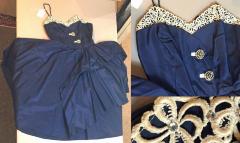 Woman's Blue Cocktail Dress