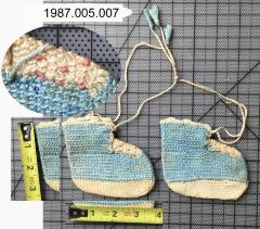 Crocheted Baby Booties 