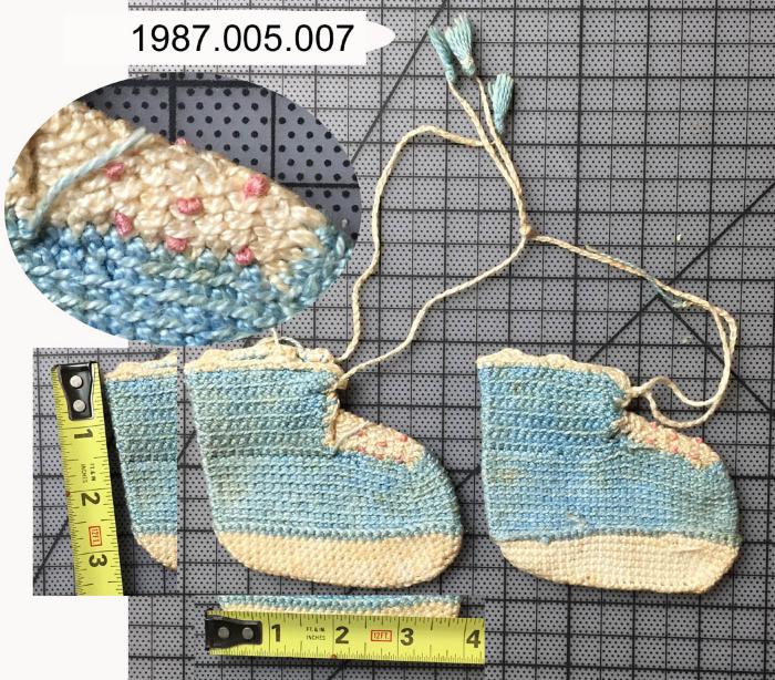 Crocheted Baby Booties 