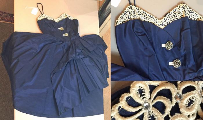 Woman's Blue Cocktail Dress
