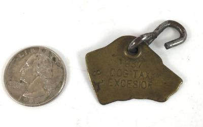City of Excelsior Dog License, 1937