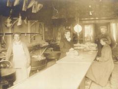 Interior of Clewett & Reif Meat Market