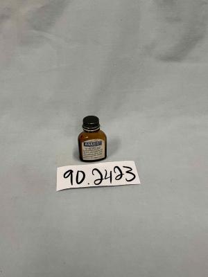 Small brown bottle of Anahist tablets