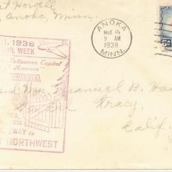 Anoka Halloween Capital Postmark Envelope