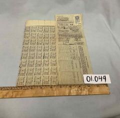 Fuel Ration Stamps for Hans Nysveen