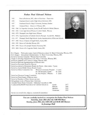 Father Paul Edward Nelson