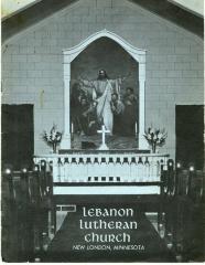 Lebanon Lutheran Church of New London, MN History/Picture Directory 1969-1970