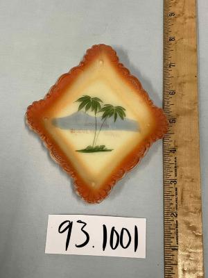 Trinket Dish-Shevlin Souvenir with Palm Trees