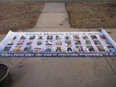 Grand Meadow High School Class of 2020 Banner