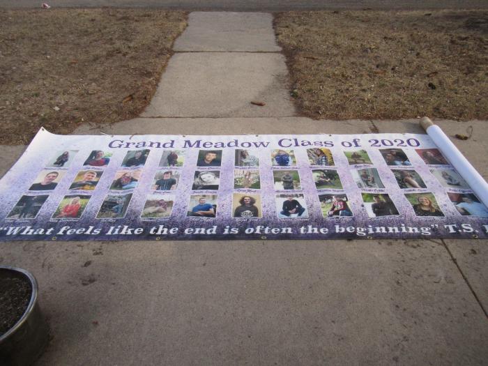 Grand Meadow High School Class of 2020 Banner