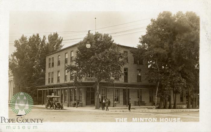 Minton Hotel, ca. 1910, Glenwood, Minnesota