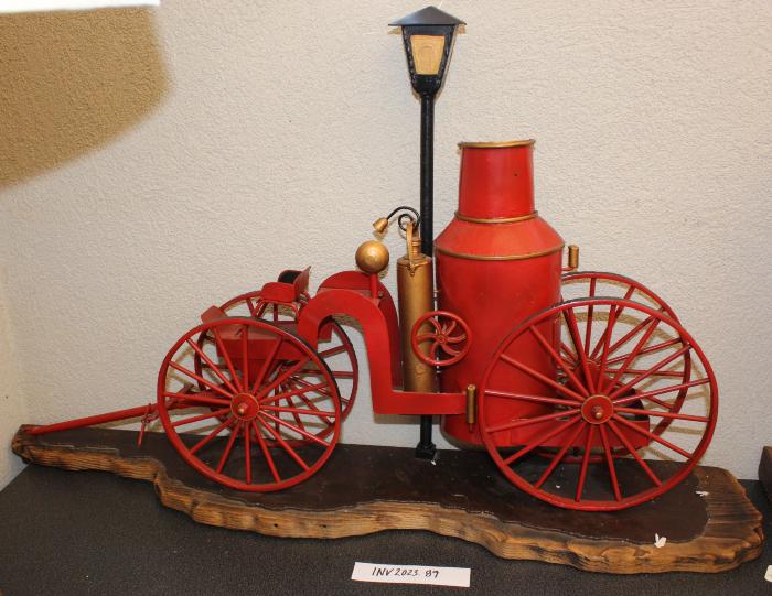 Sculpture of Steam Wagon