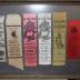 Framed Collection of 17 Silk Commemorative Ribbons