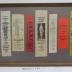 Framed Collection of 16 Silk Commemorative Ribbons