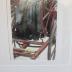 Framed Photograph of a Historic Fire Hose Wagon