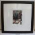 Framed Photograph of a Historic Fire Hose Wagon