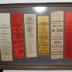 Framed Collection of 17 Silk Commemorative Ribbons