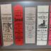 Framed Collection of 15 Silk Commemorative Ribbons