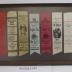 Framed Collection of 17 Silk Commemorative Ribbons