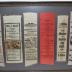 Framed Collection of 15 Silk Commemorative Ribbons