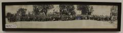 Framed Panoramic Photograph of an Unidentified Group During an Unidentified Event