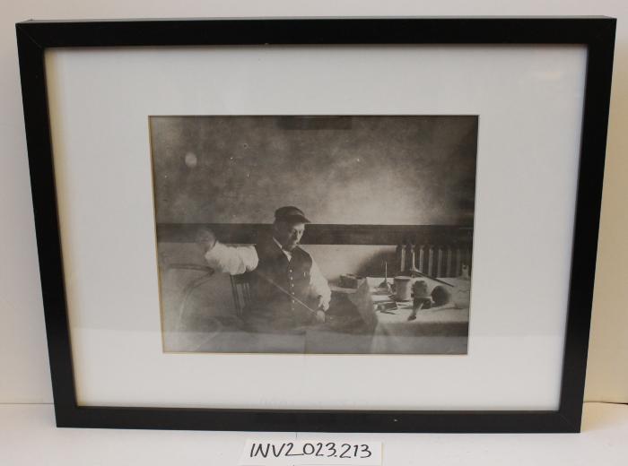 Framed Photograph of an Artisan