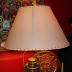 Decorative Memorial Firefighting-Themed Electric Lamp for Vance C. De Mong of the Minneapolis (Minnesota) Fire Department