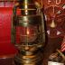 Decorative Memorial Firefighting-Themed Electric Lamp for Vance C. De Mong of the Minneapolis (Minnesota) Fire Department
