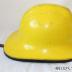 Yellow Plastic Strathclyde Fire Brigade Firefighter's Helmet