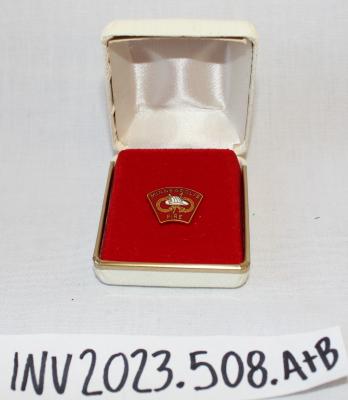 Minneapolis (Minnesota) Fire Lapel Pin in a Jewelry Box