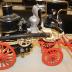 Cast-Iron Horse-Drawn Steam Fire Engine