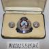 Badge with Buttons and Jewelry Box, Western Australia Fire Brigades 