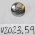 Silver Metal Dress Uniform Button, Oxfordshire Coat of Arms (South East England, United Kingdom)