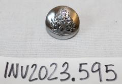 Silver Metal Dress Uniform Button, Oxfordshire Coat of Arms (South East England, United Kingdom)