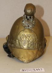 Brass Metal Decorative Dress Uniform Firefighter Helmet, New South Wales Fire Brigade 
