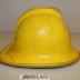 Yellow Firefighter Helmet, London Fire Brigade (England, United Kingdom) 