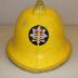 Yellow Firefighter Helmet, London Fire Brigade (England, United Kingdom) 