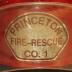 Firefighter Helmet, Princeton Fire-Rescue Company 1, (Mille Lacs and Sherburne Counties, Minnesota)