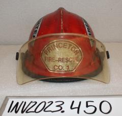 Firefighter Helmet, Princeton Fire-Rescue Company 1, (Mille Lacs and Sherburne Counties, Minnesota)