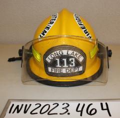 Firefighter Helmet, Firefighter/EMT, Long Lake Fire Department (Hennepin County, Minnesota) 
