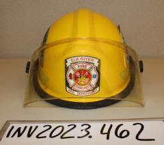 Firefighter Helmet, EMT, Elk River Fire Department (Sherburne County, Minnesota)