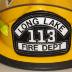 Firefighter Helmet, Firefighter/EMT, Long Lake Fire Department (Hennepin County, Minnesota) 