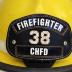Firefighter Helmet, Columbia Heights Fire Department (Anoka County, Minnesota) 