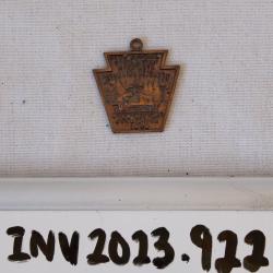 Minnesota State Fire Department Association Conference Delegate Badge Breckenridge 1946