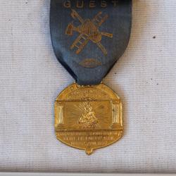 Minnesota State Fire Department Association Annual Conference Delegate Badge Duluth 1927
