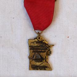Minnesota State Fire Department Association Annual Conference Delegate Badge Thief River Falls 1932