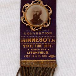 Minnesota State Fire Department Association Annual Conference Delegate Medal/Ribbon Litchfield 1905
