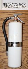 White Metal 15 LBS Hand Portable Fire Extinguisher, Norris Industries, Model 10MA 